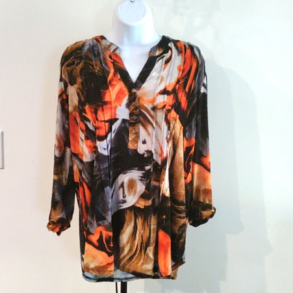 Multi colored Blouse/ Large